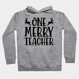 One Merry Teacher Hoodie